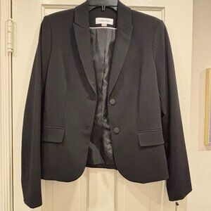 NWT Black Calvin Klein Suit Jacket/Blazer